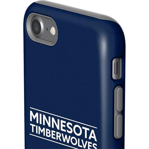 NBA Minnesota Timberwolves Standard - Navy Blue iPhone SE (2nd & 3rd Gen) Pro Case