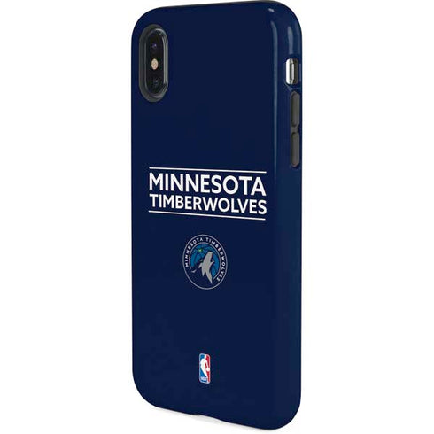 NBA Minnesota Timberwolves Standard - Navy Blue iPhone X Pro Case