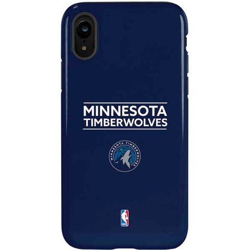 NBA Minnesota Timberwolves Standard - Navy Blue iPhone XR Pro Case