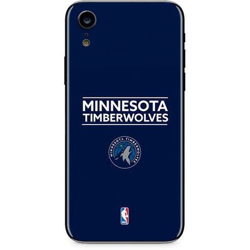 NBA Minnesota Timberwolves Standard - Navy Blue iPhone XR Skin