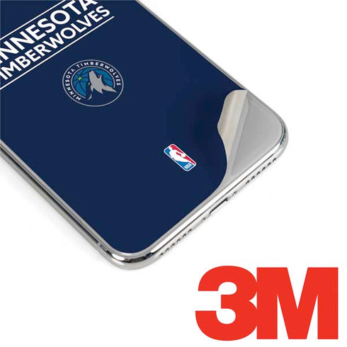 NBA Minnesota Timberwolves Standard - Navy Blue iPhone XS Max Skin