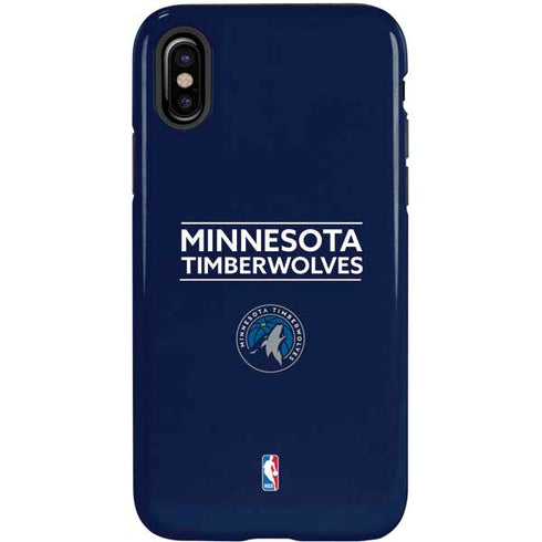 NBA Minnesota Timberwolves Standard - Navy Blue iPhone XS Pro Case