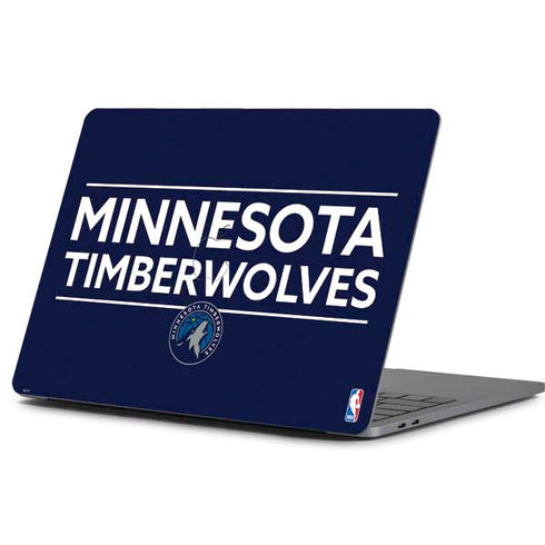 NBA Minnesota Timberwolves Standard - Navy Blue Apple MacBook Pro 13-inch Skin