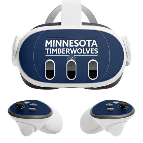 NBA Minnesota Timberwolves Standard - Navy Blue Meta Quest 3 Skin