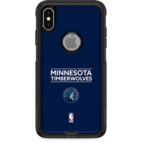 NBA Minnesota Timberwolves Standard - Navy Blue Otterbox Commuter iPhone Skin