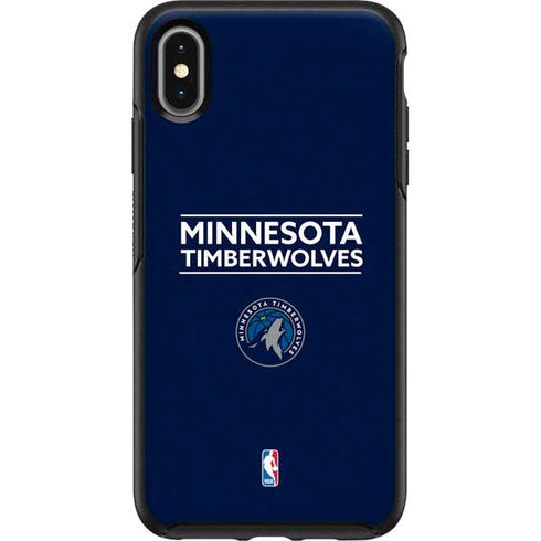 NBA Minnesota Timberwolves Standard - Navy Blue Otterbox Symmetry iPhone Skin