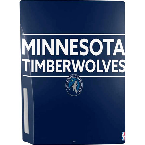 NBA Minnesota Timberwolves Standard - Navy Blue PS5 Console Skin