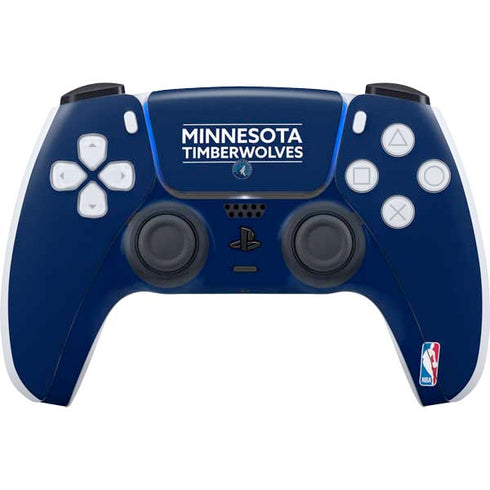 NBA Minnesota Timberwolves Standard - Navy Blue PS5 Controller Skin