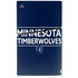 NBA Minnesota Timberwolves Standard - Navy Blue PS5 Slim Disk Console Skin