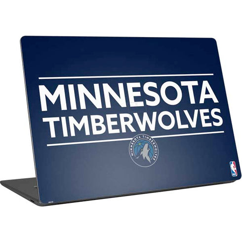 NBA Minnesota Timberwolves Standard - Navy Blue Surface Laptop 4 15in Skin