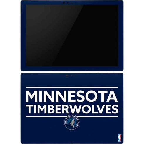 NBA Minnesota Timberwolves Standard - Navy Blue Surface Pro 6 Skin