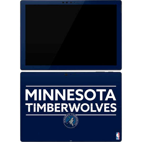 NBA Minnesota Timberwolves Standard - Navy Blue Surface Pro 7 Skin