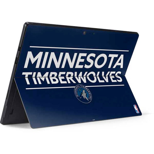 NBA Minnesota Timberwolves Standard - Navy Blue Surface Pro 7 Skin