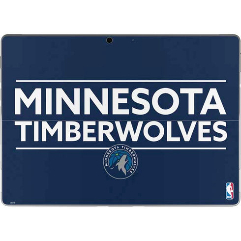 NBA Minnesota Timberwolves Standard - Navy Blue Surface Pro 9 Skin