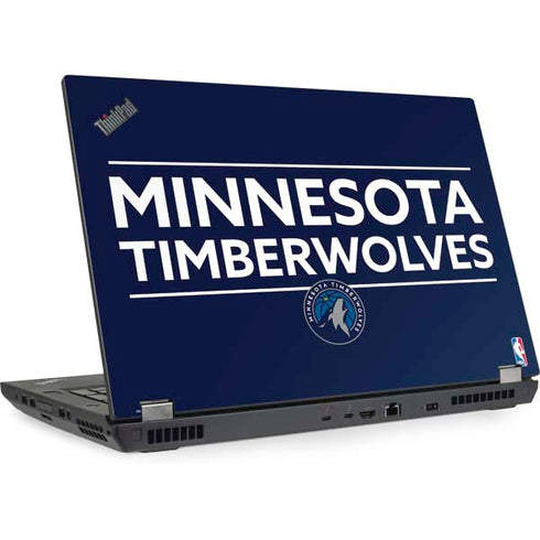 NBA Minnesota Timberwolves Standard - Navy Blue Lenovo ThinkPad Skin