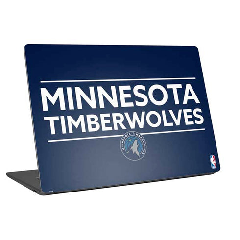 NBA Minnesota Timberwolves Standard - Navy Blue Universal Laptop 13in (10.6 x 7.6in) Skin