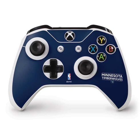 NBA Minnesota Timberwolves Standard - Navy Blue Xbox One S Controller Skin