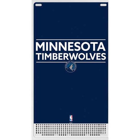 NBA Minnesota Timberwolves Standard - Navy Blue Xbox Series S Bundle Skin