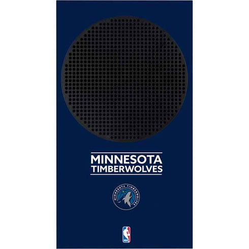 NBA Minnesota Timberwolves Standard - Navy Blue Xbox Series S Console Skin