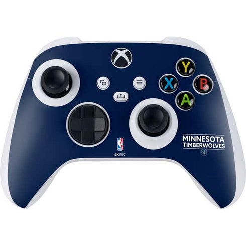 NBA Minnesota Timberwolves Standard - Navy Blue Xbox Series S Controller Skin