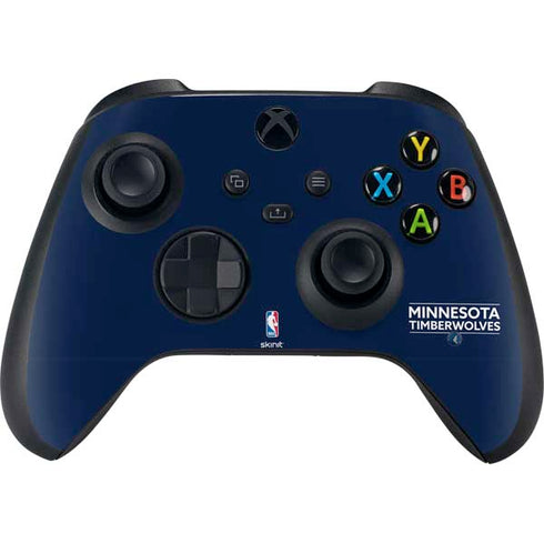 NBA Minnesota Timberwolves Standard - Navy Blue Xbox Series X Controller Skin