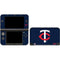MLB Minnesota Twins - Solid Distressed 3DS XL 2015 Skin