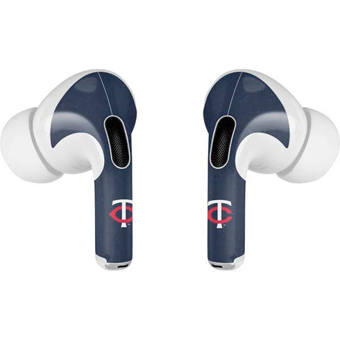 MLB Minnesota Twins - Solid Distressed AirPods Pro 2nd Gen Skin