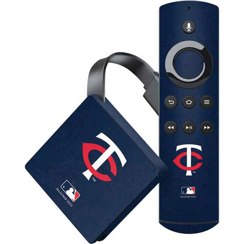 MLB Minnesota Twins - Solid Distressed Amazon Fire TV Skin