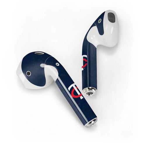 MLB Minnesota Twins - Solid Distressed Apple AirPods Skin