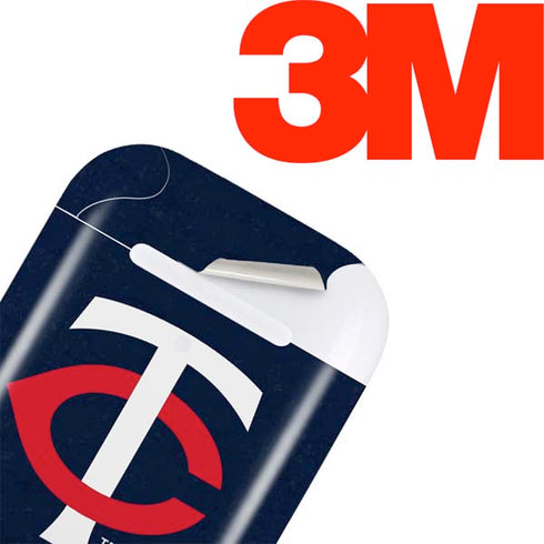 MLB Minnesota Twins - Solid Distressed Apple AirPods Skin