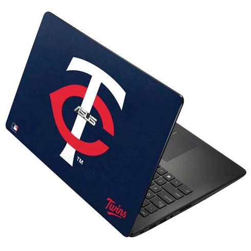 MLB Minnesota Twins - Solid Distressed Asus X502CA 15.6 Skin