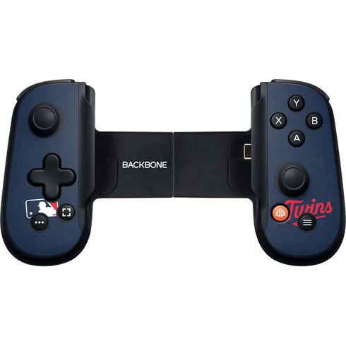 MLB Minnesota Twins - Solid Distressed Backbone One for iPhone Game Controller Skin