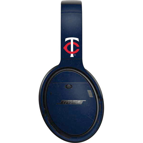 MLB Minnesota Twins - Solid Distressed Bose QuietComfort 35 Headphones Skin