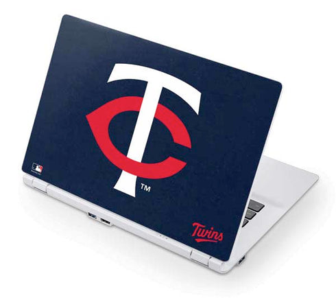 MLB Minnesota Twins - Solid Distressed Acer Chromebook Skin