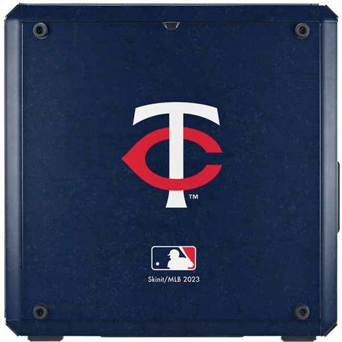 MLB Minnesota Twins - Solid Distressed Cooler Master MasterBox Q300L Mini Tower Skin