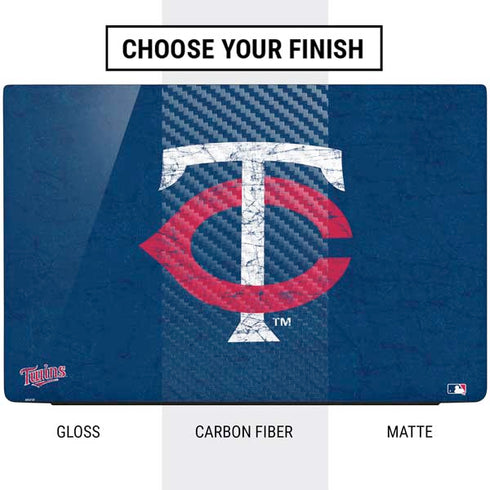 MLB Minnesota Twins - Solid Distressed Dell Vostro Skin