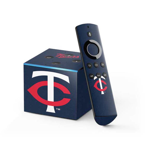 MLB Minnesota Twins - Solid Distressed Fire TV Cube Skin