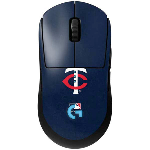 MLB Minnesota Twins - Solid Distressed G Pro Wireless Gaming Mouse Skin