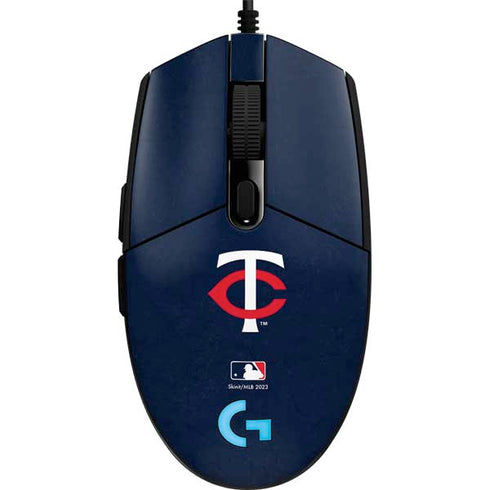 MLB Minnesota Twins - Solid Distressed G203 Prodigy RGB Wired Gaming Mouse Skin