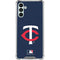 MLB Minnesota Twins - Solid Distressed Galaxy A13 5G Clear Case