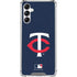 MLB Minnesota Twins - Solid Distressed Galaxy A14 5G Clear Case