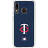 MLB Minnesota Twins - Solid Distressed Galaxy A20 Clear Case
