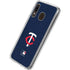 MLB Minnesota Twins - Solid Distressed Galaxy A20 Clear Case