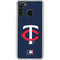 MLB Minnesota Twins - Solid Distressed Galaxy A21 Clear Case