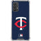 MLB Minnesota Twins - Solid Distressed Galaxy A32 5G Clear Case