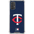 MLB Minnesota Twins - Solid Distressed Galaxy A32 5G Clear Case