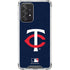 MLB Minnesota Twins - Solid Distressed Galaxy A52 5G Clear Case