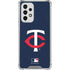 MLB Minnesota Twins - Solid Distressed Galaxy A53 5G Clear Case