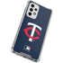 MLB Minnesota Twins - Solid Distressed Galaxy A53 5G Clear Case