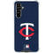 MLB Minnesota Twins - Solid Distressed Galaxy A54 5G Clear Case